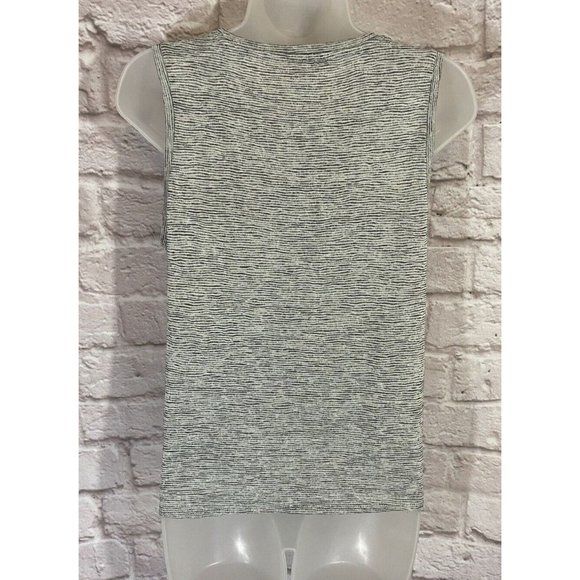 J CREW Tie Front Tank Top Womens S Space Dyed Sleeveless Soft Stretch Modal 9546 - Picture 4 of 6